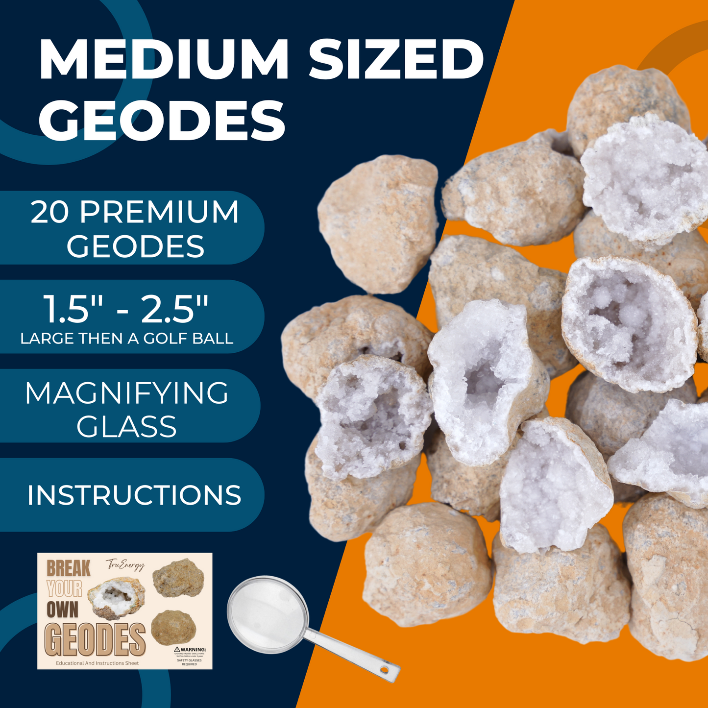 Break Your Own Geodes By Size